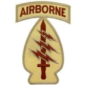  U.S. Army Airborne Special Forces Patch Brown 3 Patio 