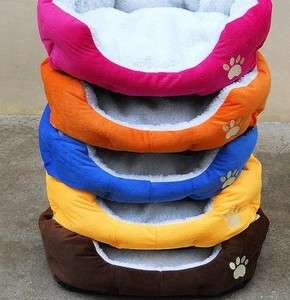Colors Pets Dog Cat Puppy Kitten Soft Fleece Bed House Nest Pad Mat 