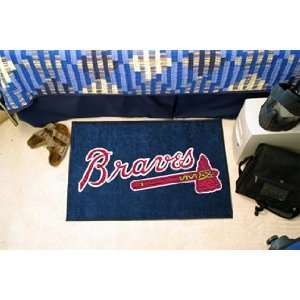  MLB Atlanta Braves Team Logo Door Mat