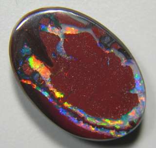 AMAZING DOUBLE SIDED 8ct SOLID KOROIT NUT BOULDER OPAL * C VIDEOS 
