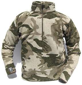 Cabelas New Alaskan Guide Thermocline Outfitter Camo 1/2 Zip 450 Gram 