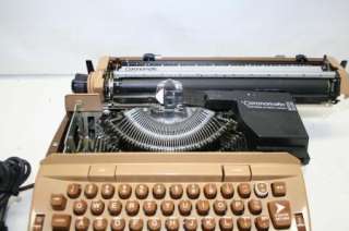 Brown Smith Corona Coronet Super 12 Typewriter Tested  