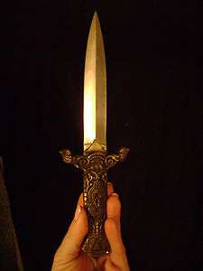 RITUAL GOTHIC ATHAME blade BLACK MAGIC knife daggar  