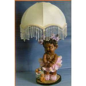  SET OF TWO CHILDERNS TABLE LAMPS  DANCING GIRL