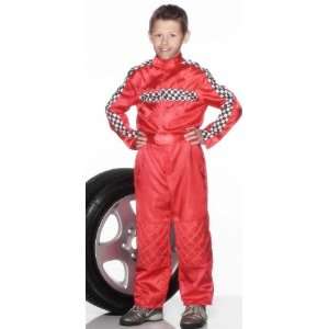  Race Car Driver Child Costume   Large (9 12 Years) Toys & Games