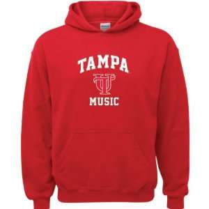  Tampa Spartans Red Youth Music Arch Hooded Sweatshirt 