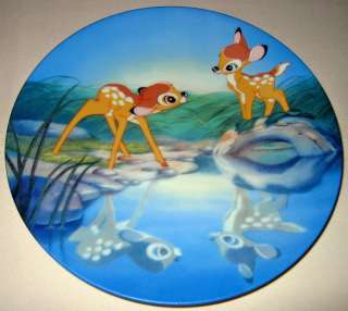 SET Walt Disney BAMBI Series Collector Plates MIB/COAS  