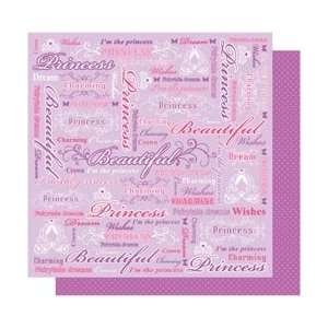  Best Creation Once Upon A Dream Glitter Double Sided Paper 