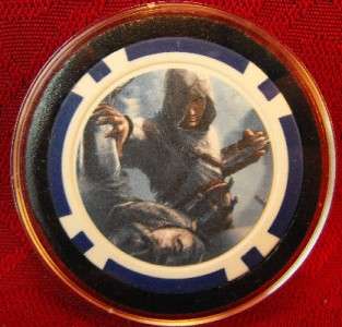 Assassins Creed Collectible POKER CHIP CARD GUARD  