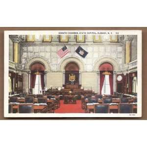    Postcard Chamber State Capitol Albany New York 