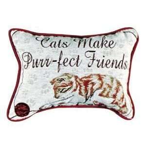   Make Purr fect Friends Decorative Throw Pillows 9 x 12 Home