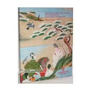 DONALD AND MARY HYDE COLLECTION OF JAPANESE BOOKS AND MANUSCRIPTS.THE 