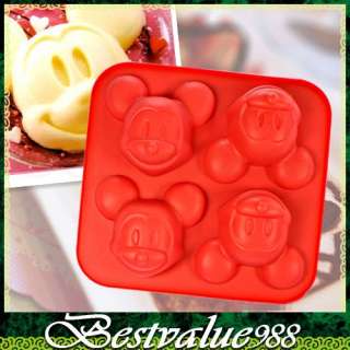 Silicone Mickey Mouse Muffin Cupcake Cake Cookies Tray  