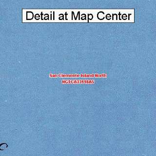  USGS Topographic Quadrangle Map   San Clemente Island 