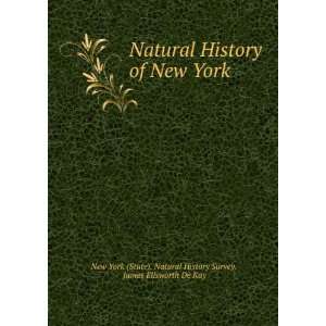   James Ellsworth De Kay New York (State). Natural History Survey Books