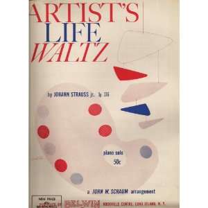  Artists Life Waltz (Piano Solo) Books