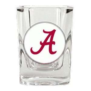   Alabama Crimson Tide UA NCAA Square Shot Glass 2 Oz. Sports