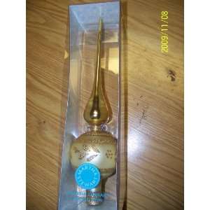  Martha Stewart Collection 12 Glass Tree Topper Gold