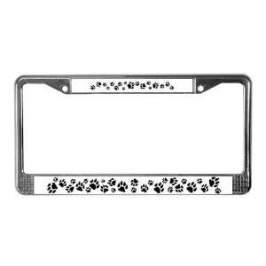 Cat Tracks 3D Pets License Plate Frame by 