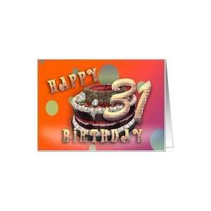  Happy Birthday 31st German Cake chocolate care birthday 