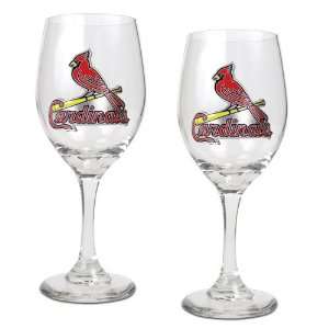  BSS   St. Louis Cardinals MLB 2pc Wine Glass Set   Primary 
