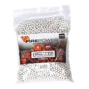   Firepower 5000 CT. Bag (.20g Pro Grade BB), White