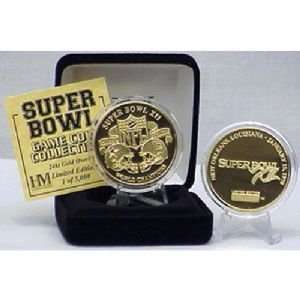  24Kt Gold Super Bowl Xiao Flip Coin