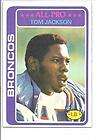 1978 Topps 240 Tom Jackson RC Denver Broncos EX  