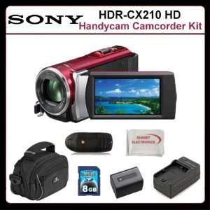  Sony HDR CX210 High Definition Handycam Camcorder Kit 