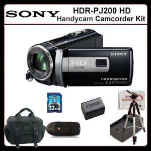  Sony HDRPJ200 Camcorder Kit IncludesSony HDR PJ200 High Definition 