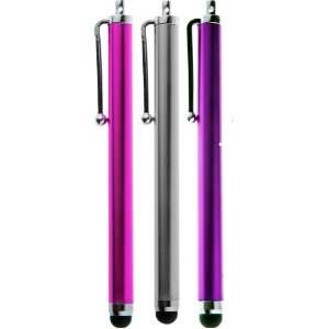  Sty HD 3 pcs Purple, Silver, Pink Capacitive Stylus/Styli 