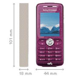 Sony Ericsson W200 Unlocked Pink Cell Phone  