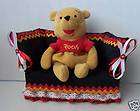 STUFFED WINNIE the POOH SITTING on COUCH DECORATO​R ITEM