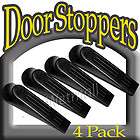 Pack of 4 Door Stop Stoppers   3/4 Wedge Holds Door Open Securely 