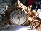 VINTAGE OXFORD SELF STARTING BRASS CARRIAGE MANTLE CLOCK