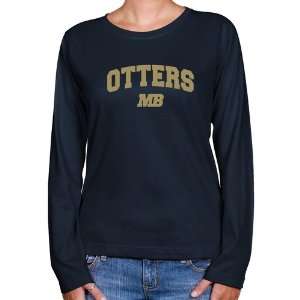  NCAA Cal State Monterey Bay Otters Ladies Navy Blue Logo 