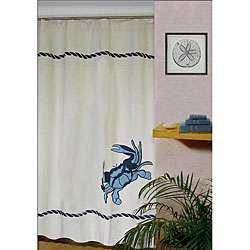 Crab Linen blend Shower Curtain  
