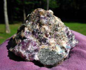 Big Phenacite Phenakite Aquamarine Fluorite Spec Russia  