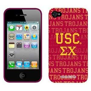  USC Sigma Chi Trojans on AT&T iPhone 4 Case by Coveroo 