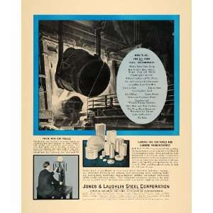   Ad Jones Laughlin Steel Metal Automobile Tin   Original Print Ad Home