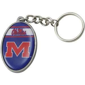  NCAA Mississippi Rebels Oval Keychain