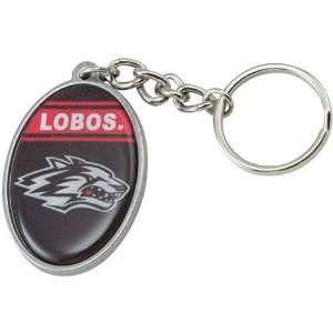  NCAA New Mexico Lobos Oval Keychain