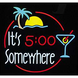 Its 500 Somewhere Resin Neon Sign  