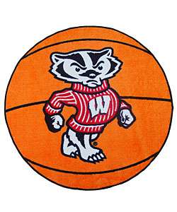 University of Wisconsin Basketball Team Rug  