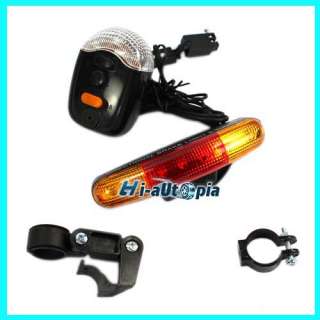   Bicycle Bike Cycling 7 LED Turn Signal Brake Light Lamp Horn  