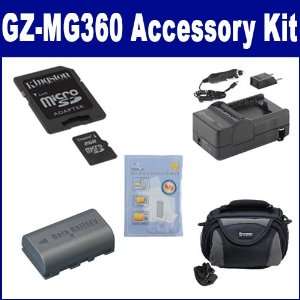 JVC Everio GZ MG360 Camcorder Accessory Kit includes SDM 180 Charger 