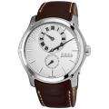 Ebel Mens Classic Hexagon Brown Leather Strap Automatic Watch 