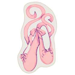 Funtime Childrens Ballet Shoes Rug (2x 4)  
