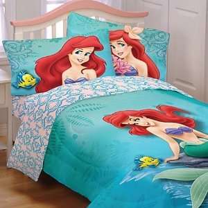  Disney Little Mermaid Special Edition Pre Washed Twin Comforter 