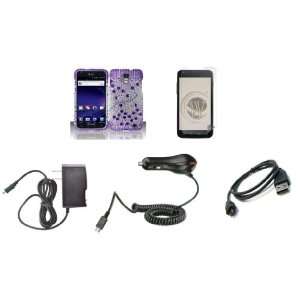  Skyrocket (AT&T) Premium Combo Pack   Purple Beats on Silver Diamond 